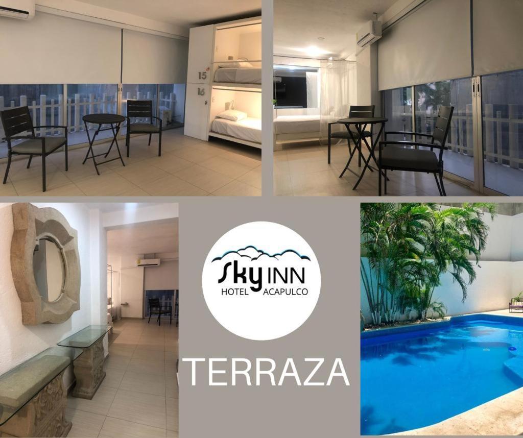 Sky Inn Acapulco Y Condominio Mediterrane Ngoại thất bức ảnh